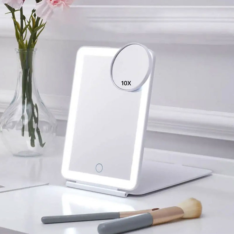 Miroir de maquillage à LED de bureau: un outil de beauté polyvalent!