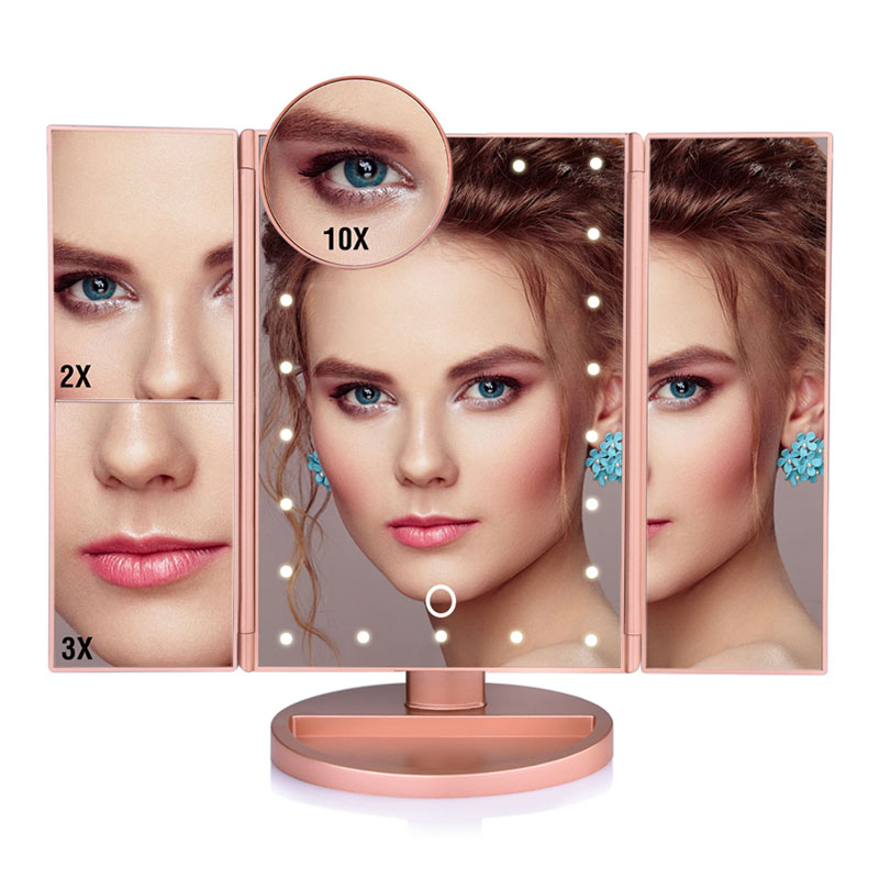 Miroir de bureau avec lumières: l'ajout parfait à votre routine de beauté
